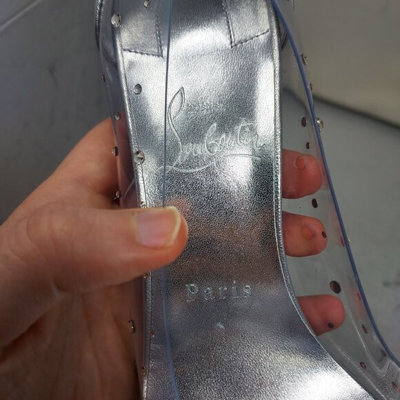 Christian Louboutin Jelly Strass Bow Wedding Crystal PVC Pump - Picture 5 of 13